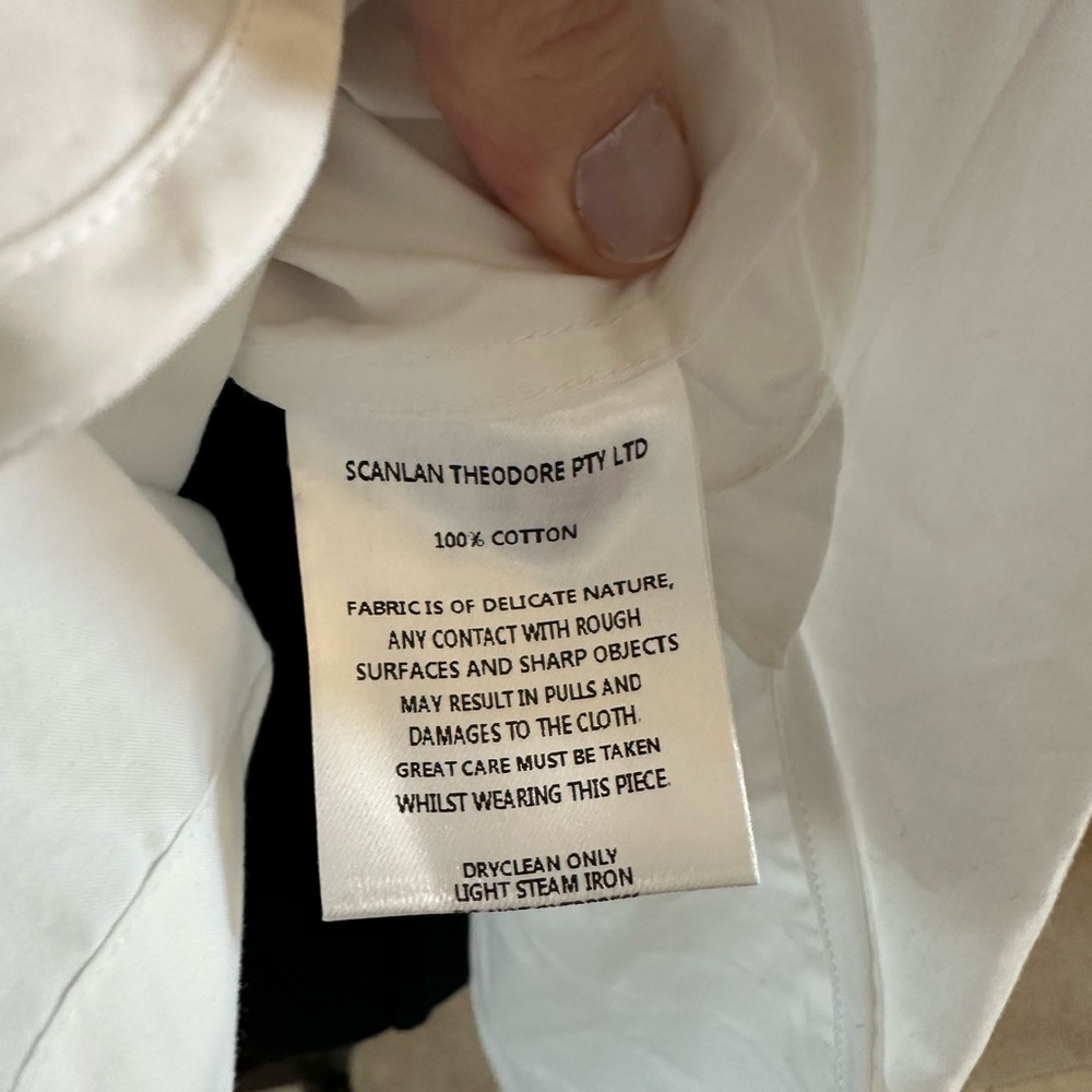 Scanlan Theodore Tuxedo Ruffle Button-Up Shirt Wi… - image 3